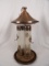HUGE THREE STATION BIRD FEEDER WITH COPPERTONE METAL