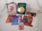 HUGE LOT OF PAPER EPHEMERA, BRADFORD EXCHANGE COLLECTORS BOOK 1977 AND VARIOUS PLATE ADVERTISEMENTS