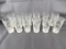(12) AMERICAN PRESCUT ICED TEA GLASSES