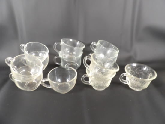 LOT OF ASSORTED VINTAGE PUNCH CUPS