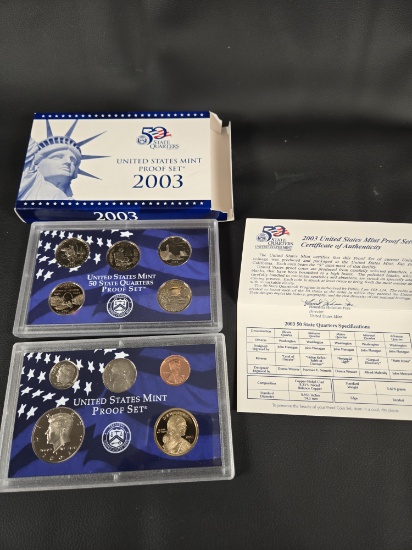 2003 UNITED STATES MINT PROOF SET