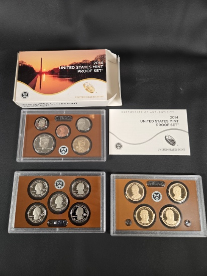 2014 UNITED STATES MINT PROOF SET