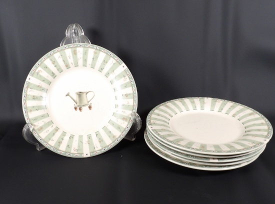(6) PFALTZGRAFF NATUREWOOD DESSERT PLATES