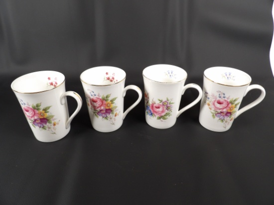 LOT OF (4) ASTBURY ROYAL ALBERT WORKS STAFFORDSHIRE CUPS