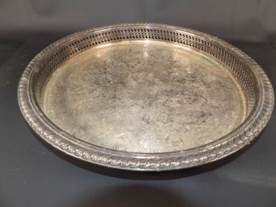 WILLIAM ROGERS SILVER SERVING DISH