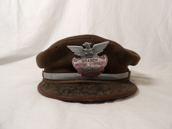 HAT WITH BRANCH MOTOR EXPRESS EMBLEM