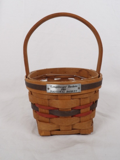 1989 LONGABERGER BASKETS INAUGURAL BASKET