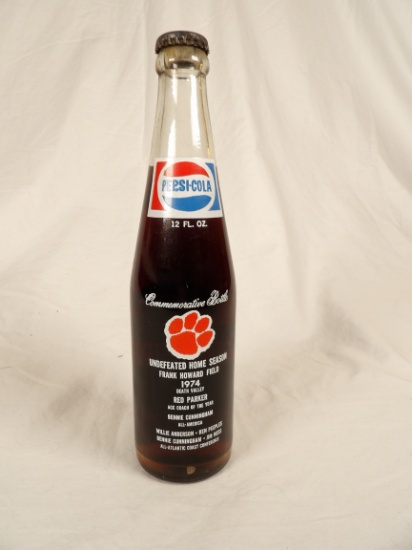 PEPSI-COLA 1974 UNDEFEATED  HOME SEASON COMMEMORATIVE BOTTLE