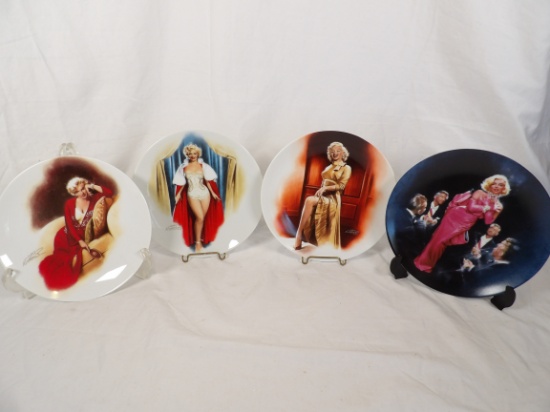 LOT OF (4) DELPHI MARILYN MONROE COLLECTORS PLATES