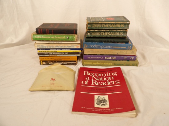LOT OF ASSORTED BOX OF VINTAGE BOOKS
