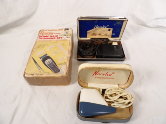 (3) VINTAGE ELECTRIC RAZORS