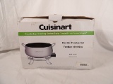 CUISINART ELECTRIC FONDU SET APPEARS TO BE NEW IN BOX
