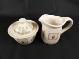 PFALTZGRAFF NATUREWOOD SUGAR AND CREAMER SET