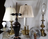 HUGE LOT OF (6) VINTAGE LAMPS
