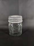 TINY VINTAGE KERR SELF SEALING MASON JAR WITH ZINC LID