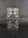 SMALL VINTAGE SQUARE KNOX MASON JAR