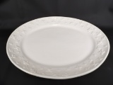 HUGE ITALIAN TURKEY PLATTER WITH FLORAL DETAIL