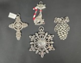 LOT OF (4) BRIGHTON ORNAMENTS