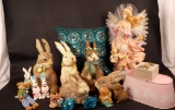 HUGE LOT OF EASTER  HOME DECOR ITEMS