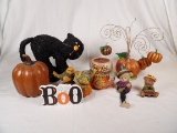 LOT (9) OF FALL DECOR
