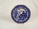 BLUE WILLOW BURLEIGH WARE SERVING BOWL