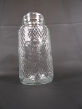 VINTAGE OLD JUDGE COFFEE GLASS JAR