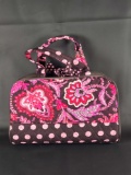 BELVAH QUILTED MAKEUP BAG SET