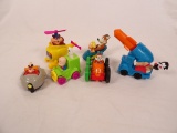 LOT OF (6) LOONEY TOONS IN CARS TOYS