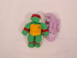LOT OF (2) TOYS INCLUDING NINJA TURTLE AND CROCODILE DOC