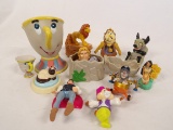 (11) DISNEY TOYS  INCLUDING BEAUTY AND THE BEAST, LION KING, POCAHONTAS, ETC