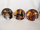 LOT OF (3) W. S. GEORGE GONE WITH THE WIND: GOLDEN ANNIVERSARY SERIES PLATES -SCARLETT AND RHETT