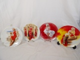 LOT OF (4) DELPHI MARILYN MONROE COLLECTORS PLATES