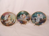 LOT OF (3) BRADFORD EXCHAGE GARDEN BLESSING COLLECTORS PLATES