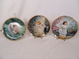 LOT OF (3) BRADFORD EXCHAGE GARDEN BLESSING COLLECTORS PLATES