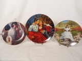LOT OF (3) GONE WITH THE WIND COLLECTORS PLATES
