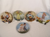 LOT OF (5) RECO MOTHER GOOSE COLLECTOR PLATES