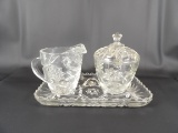 AMERICAN PRESCUT CREAM AND SUGAR SET