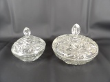LOT OF (2) AMERICAN PRESCUT CANDY DISHES