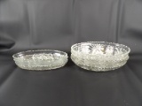 LOT OF (7) AMERICAN PRESCUT RELISH DISHES
