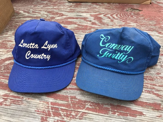 Loretta Lynn and Conway Twiltty Hats