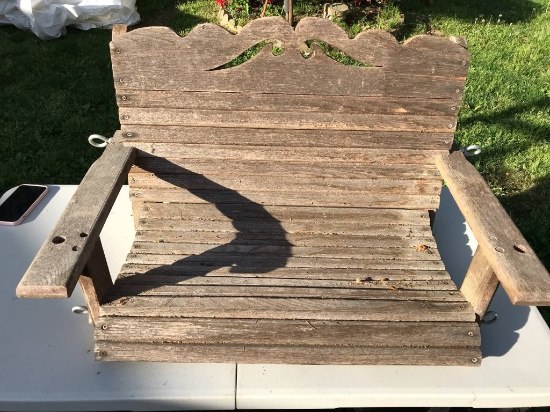 Single Adult Wooden Swing