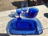 Blue Dish Lot