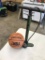 Basketball and pump