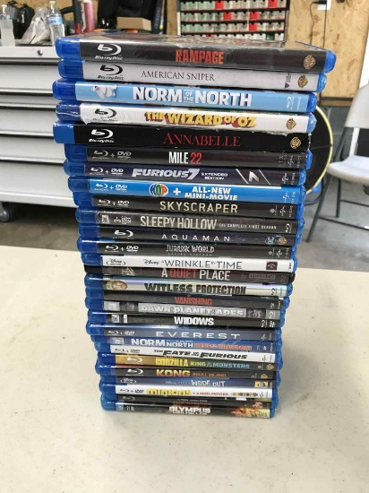 Blu Ray DVD Lot