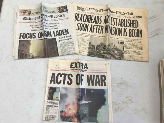 Historical Newspaper Lot