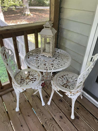 Cast Iron Table and chairs