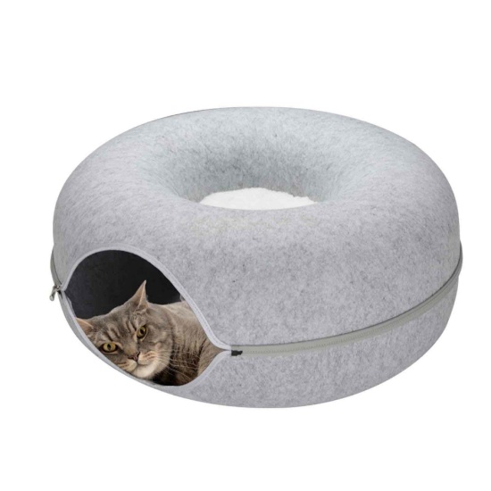 Cat Tunnel Donut Bed