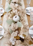 Artificial Polyester Maple Garland