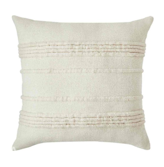 Better Homes & Gardens White Corded Pillow 20x20