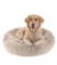 Arlee Calming Vegan Fur Memory Foam Donut Style Pet Bed